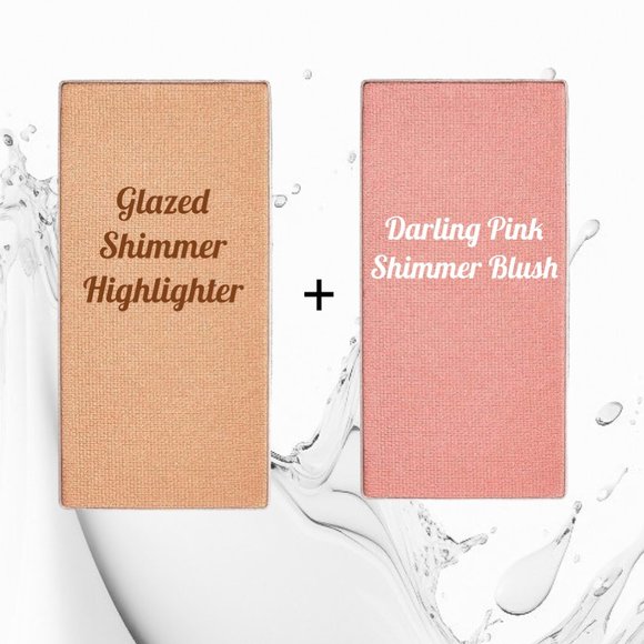 Bundle 2 Glazed Shimmer Highlighter Mary Kay Chromafusion - Picture 3 of 15